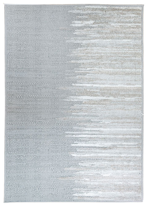 Tapete Moderno Gris con Diseño de Líneas en Neutro