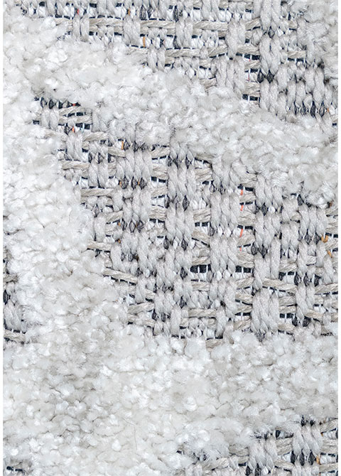 Tapete Moderno Gris con Diseño Abstracto en Plata