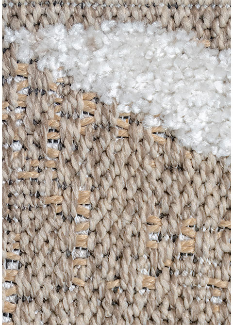 Tapete Moderno Neutro con Diseño Geométrico en Plata