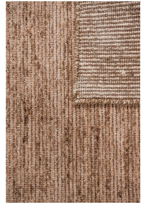 Tapete Texturizado Cafe con Diseño a Rayas para Comedor