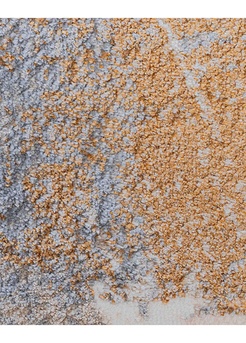 Tapete Moderno Neutro con Diseño Abstracto en Bronce