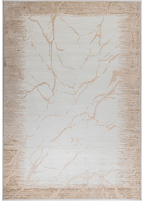 Tapete Moderno Neutro con Diseño Abstracto en Cafe