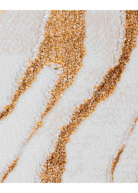 Tapete Moderno Neutro con Diseño Animal Print en Bronce