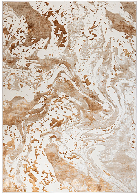 Tapete Moderno Neutro con Diseño Abstracto en Café