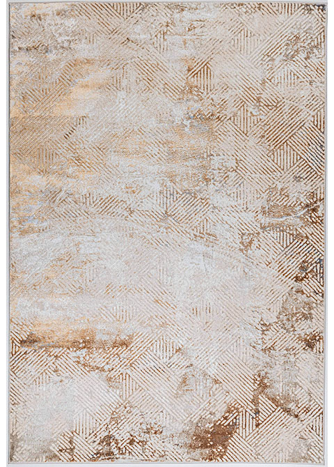 Tapete Moderno Neutro con Diseño Geométrico en Café