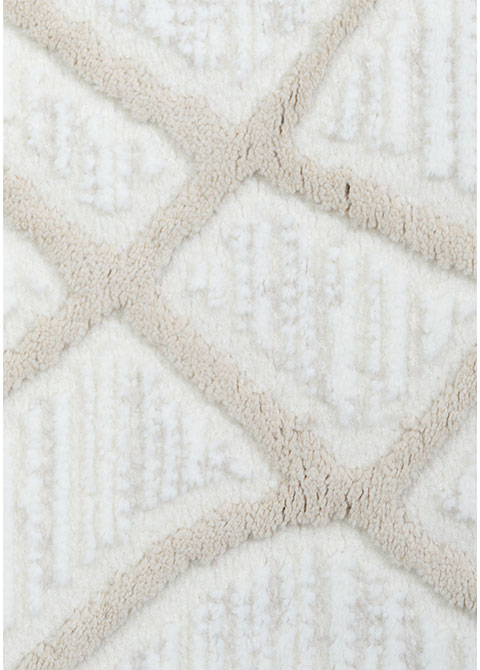 Tapete Moderno Neutro con Diseño Abstracto en Beige