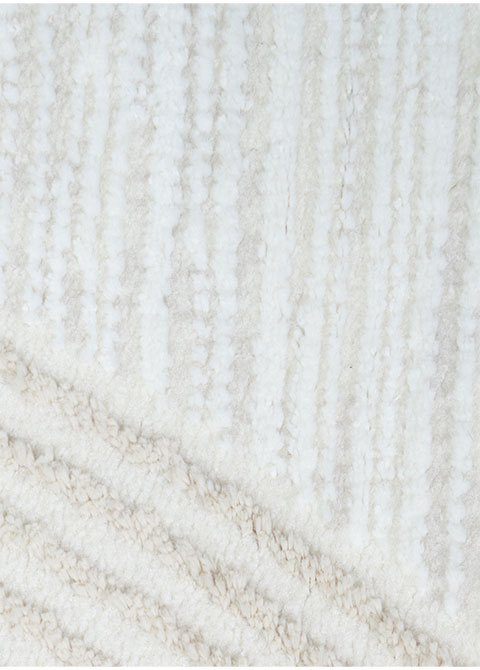 Tapete Moderno Neutro con Círculos Entrelazados Texturizados