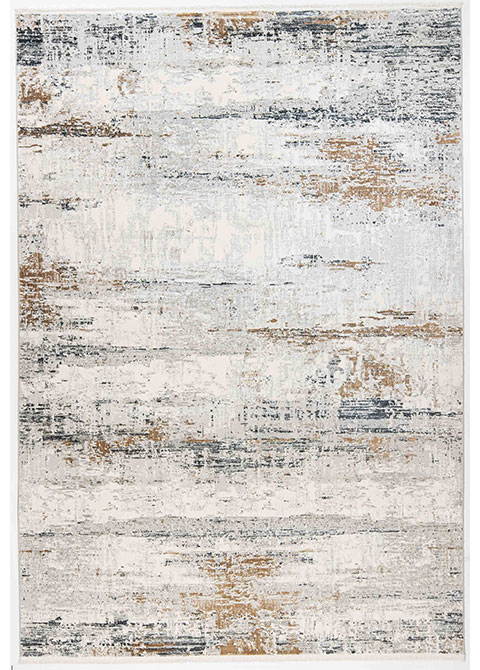 Tapete Moderno Neutro con Diseño Abstracto en Gris Oscuro