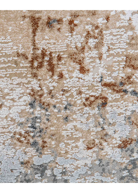 Tapete Moderno Neutro con Diseño Abstracto en Café y Gris Oscuro