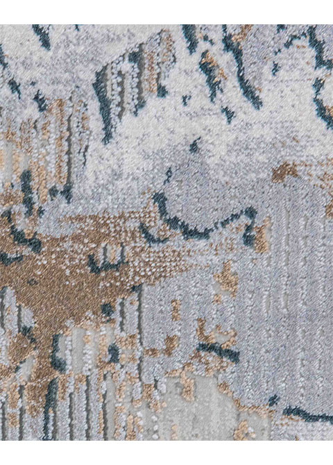 Tapete Moderno Neutro con Diseño Abstracto en Gris