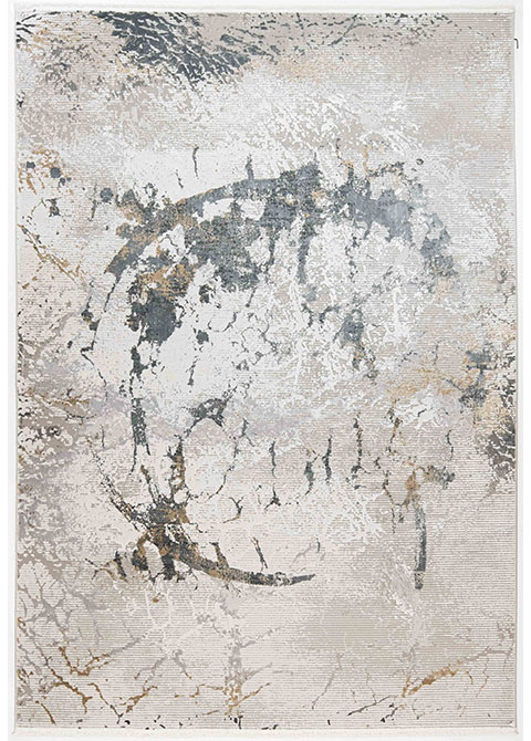 Tapete Moderno Neutro con Diseño Abstracto en Gris Oscuro