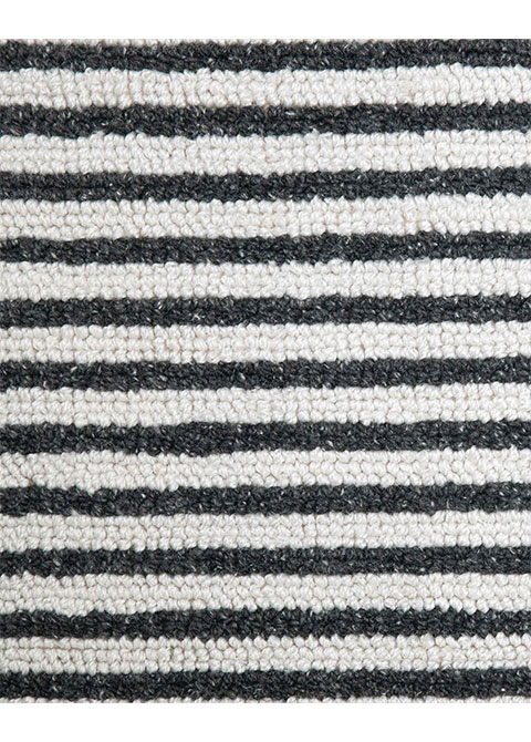 Tapete Moderno Neutro con Diseño de Rayas en Gris Oscuro