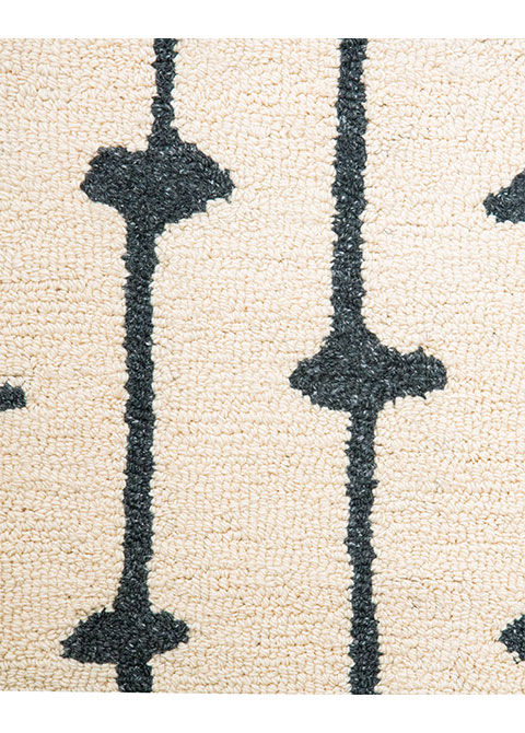 Tapete Moderno Neutro con Diseño Lineal en Gris Oscuro