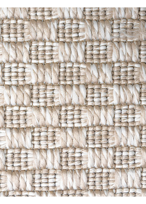 Tapete Texturizado Beige con Diseño en Relieve