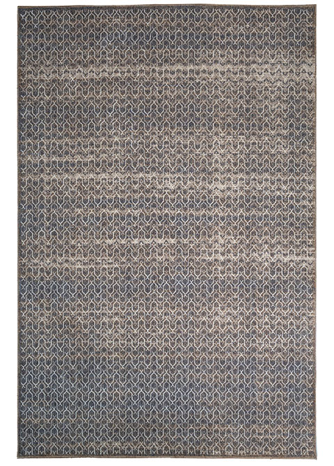 Tapete Moderno Gris con Diseño Geométrico Texturizado