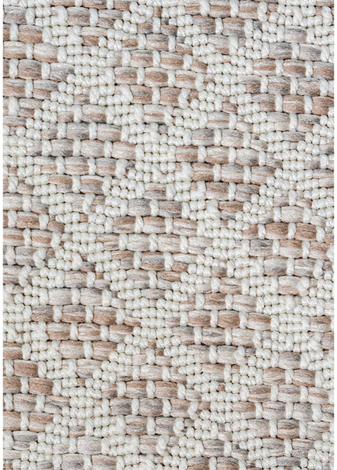 Tapete Moderno Neutro con Diseño Abstracto en Cafe