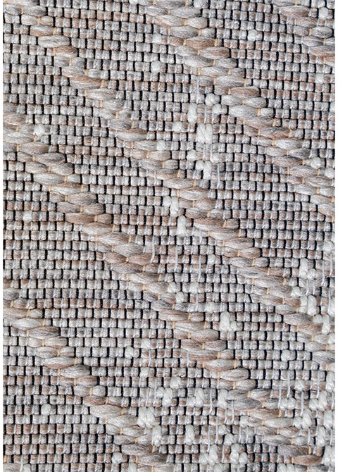 Tapete Moderno Gris con Diseño Geométrico Abstracto en Plata