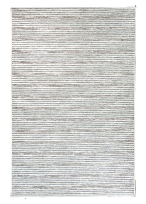 Tapete Moderno Neutro con Diseño de Rayas Horizontales