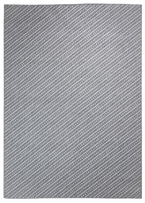 Tapete Moderno Gris con Diseño de Rayas Delgadas