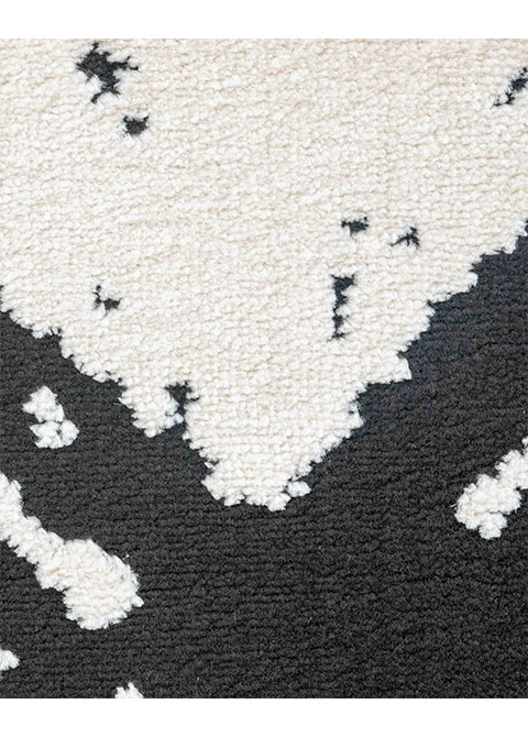 Tapete Moderno Neutro con Diseño Abstracto en Gris Oscuro