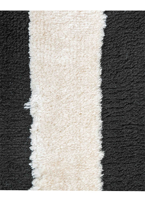 Tapete Moderno Neutro con Diseño Geométrico en Gris Oscuro