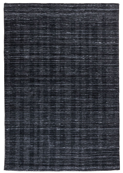 Tapete Moderno Gris Oscuro con Diseño de Líneas Texturizadas