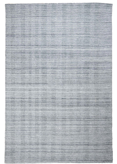 Tapete Moderno Gris con Diseño a Rayas para Mayor Confort