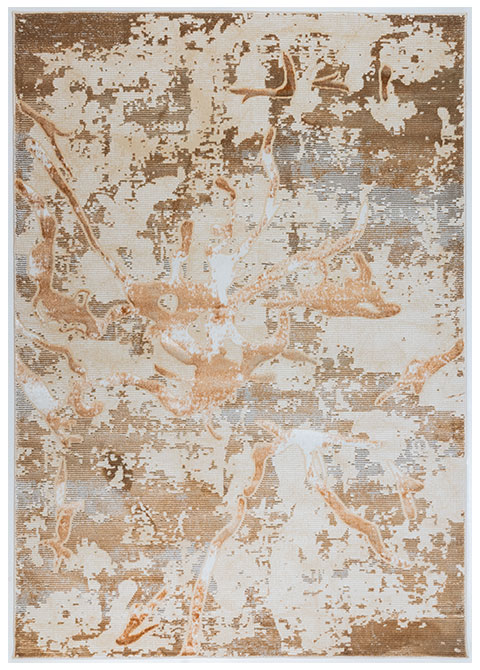 Tapete Moderno Neutro con Textura Abstracta en Cafe