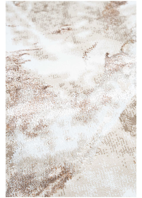 Tapete Moderno Beige con Diseño de Ramas en Café