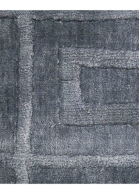 Tapete Moderno Gris con Diseño de Bloques Geométricos