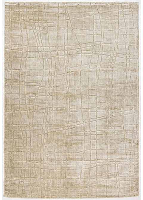 Tapete Moderno Neutro con Diseño Abstracto Geométrico