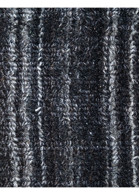 Tapete Moderno Gris Oscuro con Diseño a Rayas