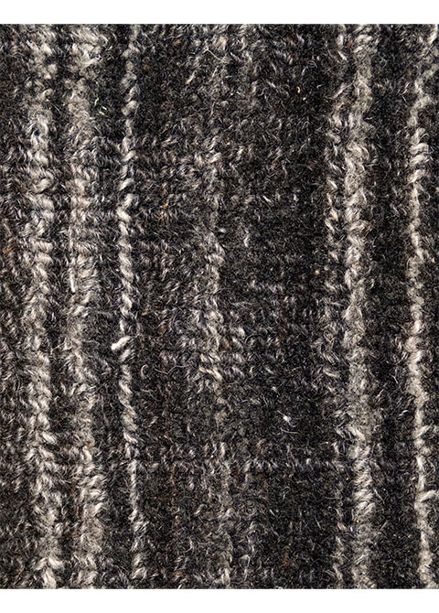 Tapete Moderno Gris con Diseño a Rayas