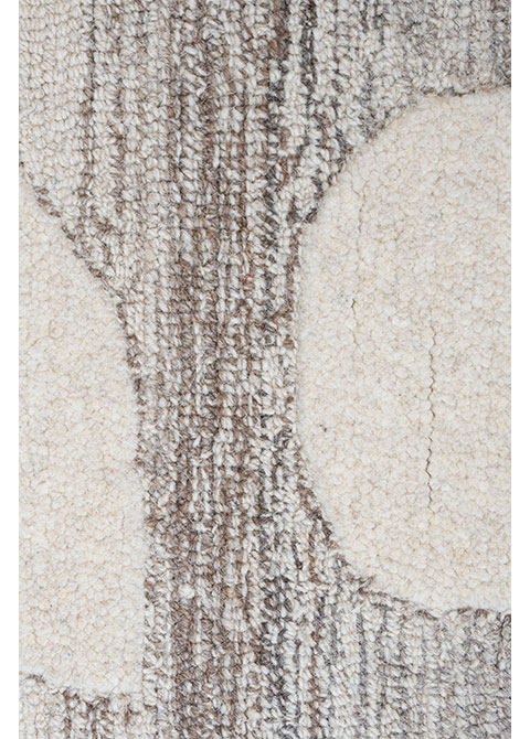 Tapete Moderno Neutro con Diseño Abstracto Texturizado