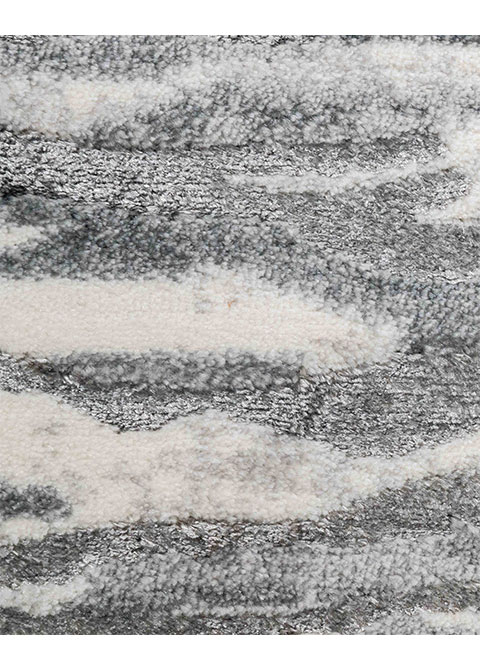 Tapete Moderno Gris con Textura Abstracta