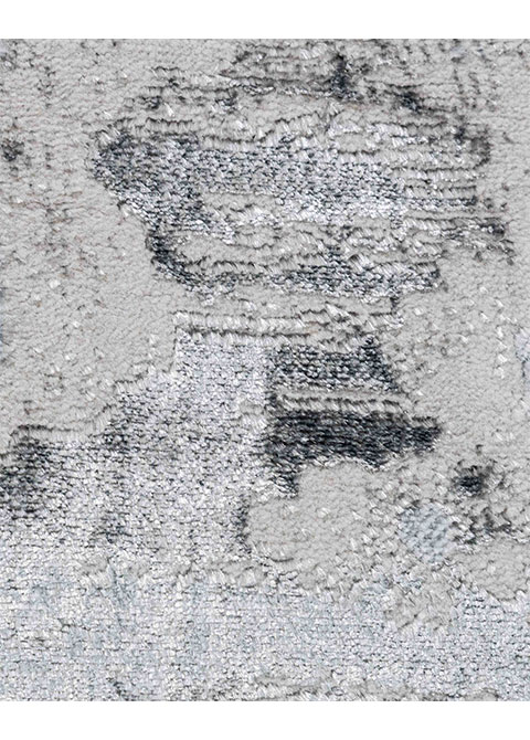 Tapete Moderno Gris con Diseño Abstracto