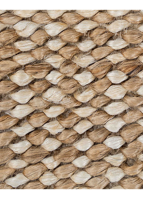 Tapete Rústico Neutro con Textura Natural Trenzada