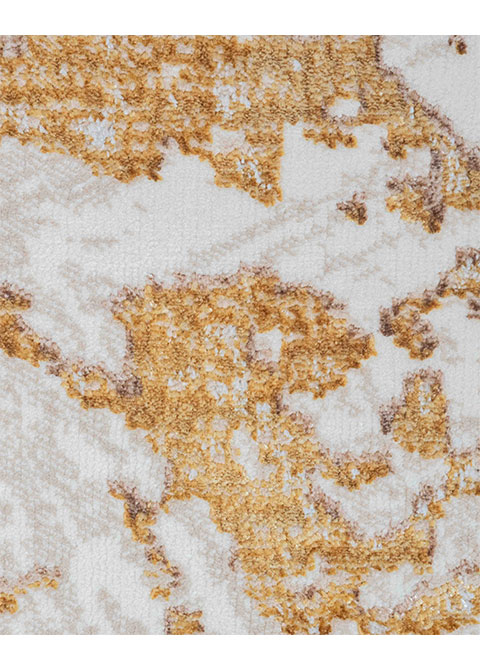 Tapete Moderno Neutro con Diseño de Vetas en Dorado