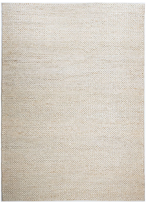 Tapete Texturizado Neutro con Tejido Trenzado