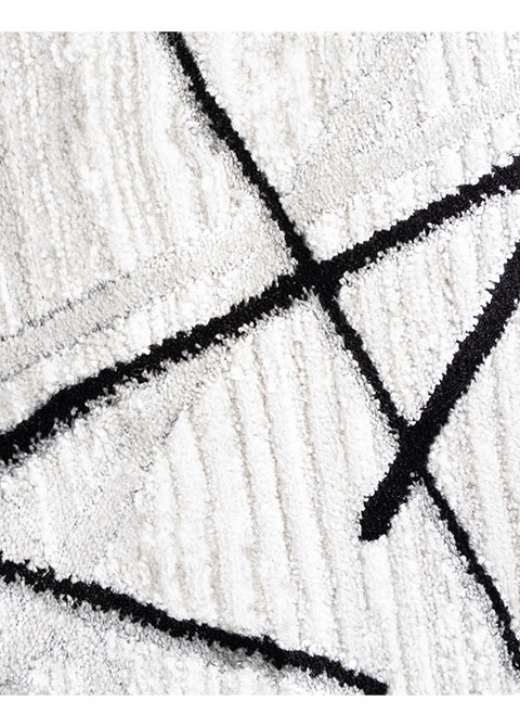 Tapete Moderno Gris con Diseño Abstracto en Gris Oscuro