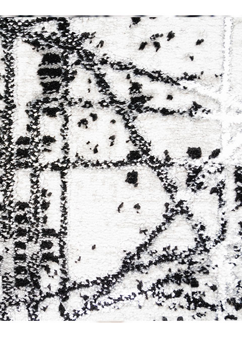 Tapete Moderno Gris con Diseño Abstracto en Gris Oscuro