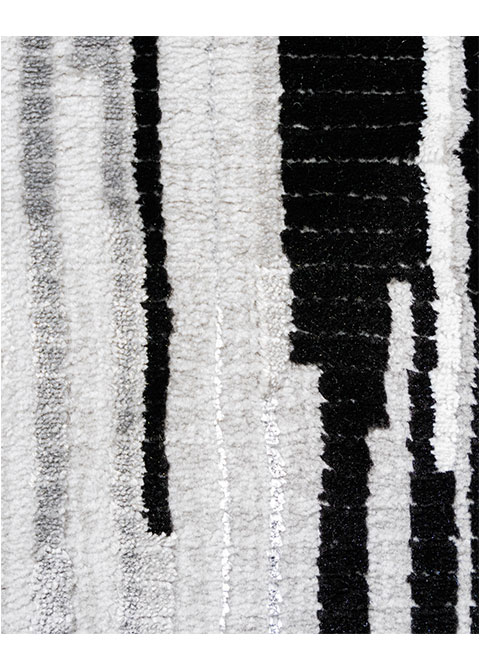 Tapete Moderno Gris con Diseño Abstracto en Gris Oscuro