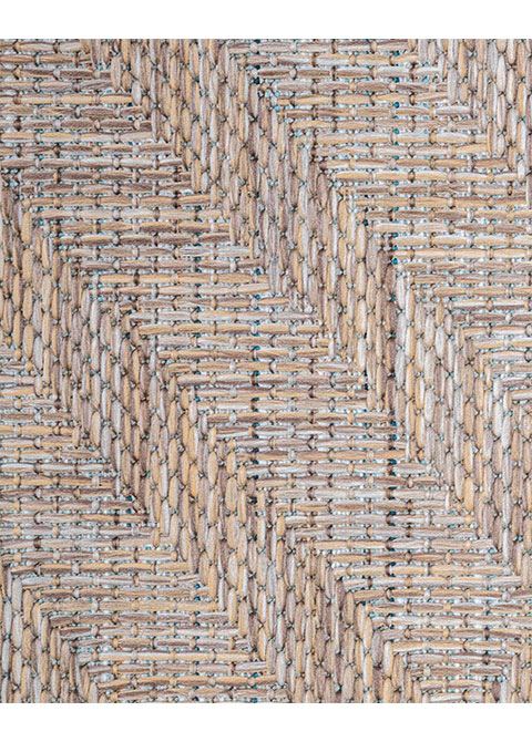 Tapete Moderno Neutro con Diseño Geométrico en Relieve