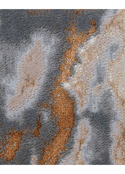 Tapete Moderno Neutro con Diseño Abstracto en Gris Oscuro