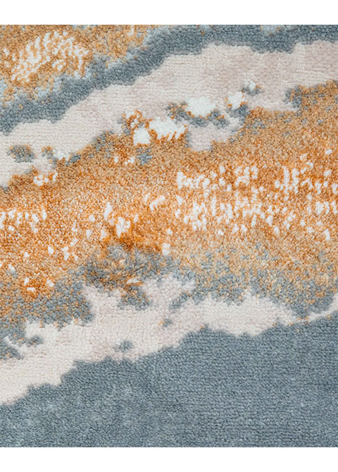 Tapete Moderno Neutro con Diseño Abstracto en Gris