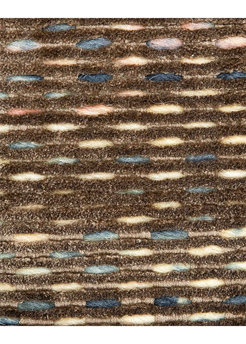 Tapete Texturizado Cafe con Diseño Tejido Natural