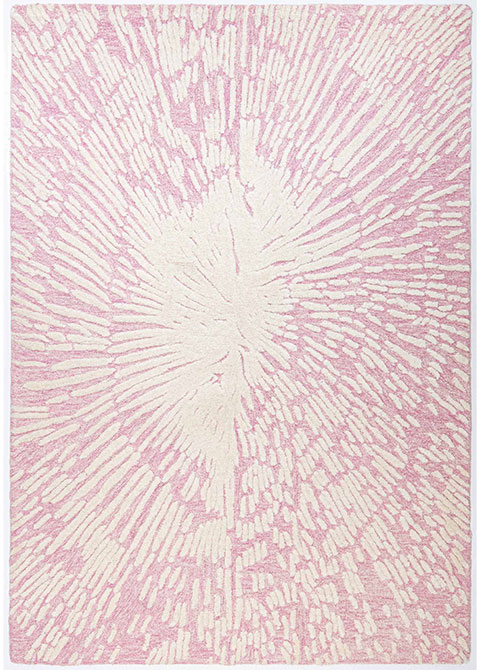 Tapete Floral Rosa con Textura Suave para Espacios Acogedores