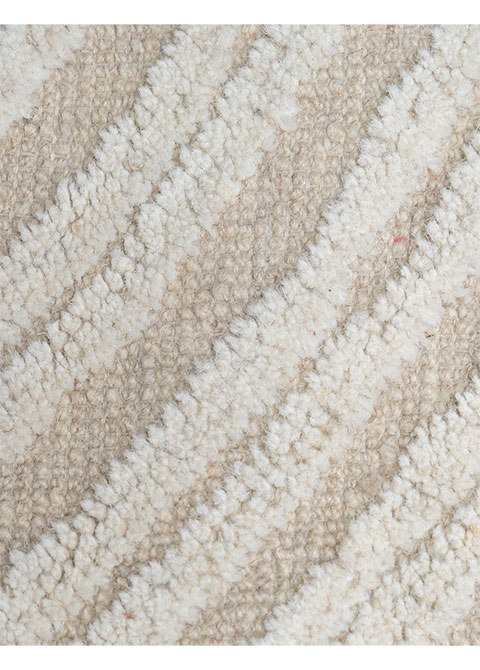 Tapete Abstracto Neutro con Diseño Curvilíneo para Sala