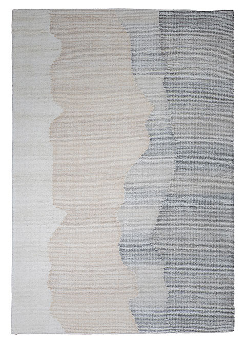 Tapete Moderno Neutro con Diseño Abstracto en Gris