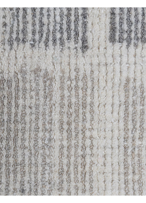 Tapete Moderno Neutro con Diseño Geométrico en Gris